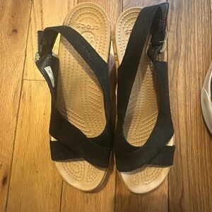Crocs size 8 wedges.